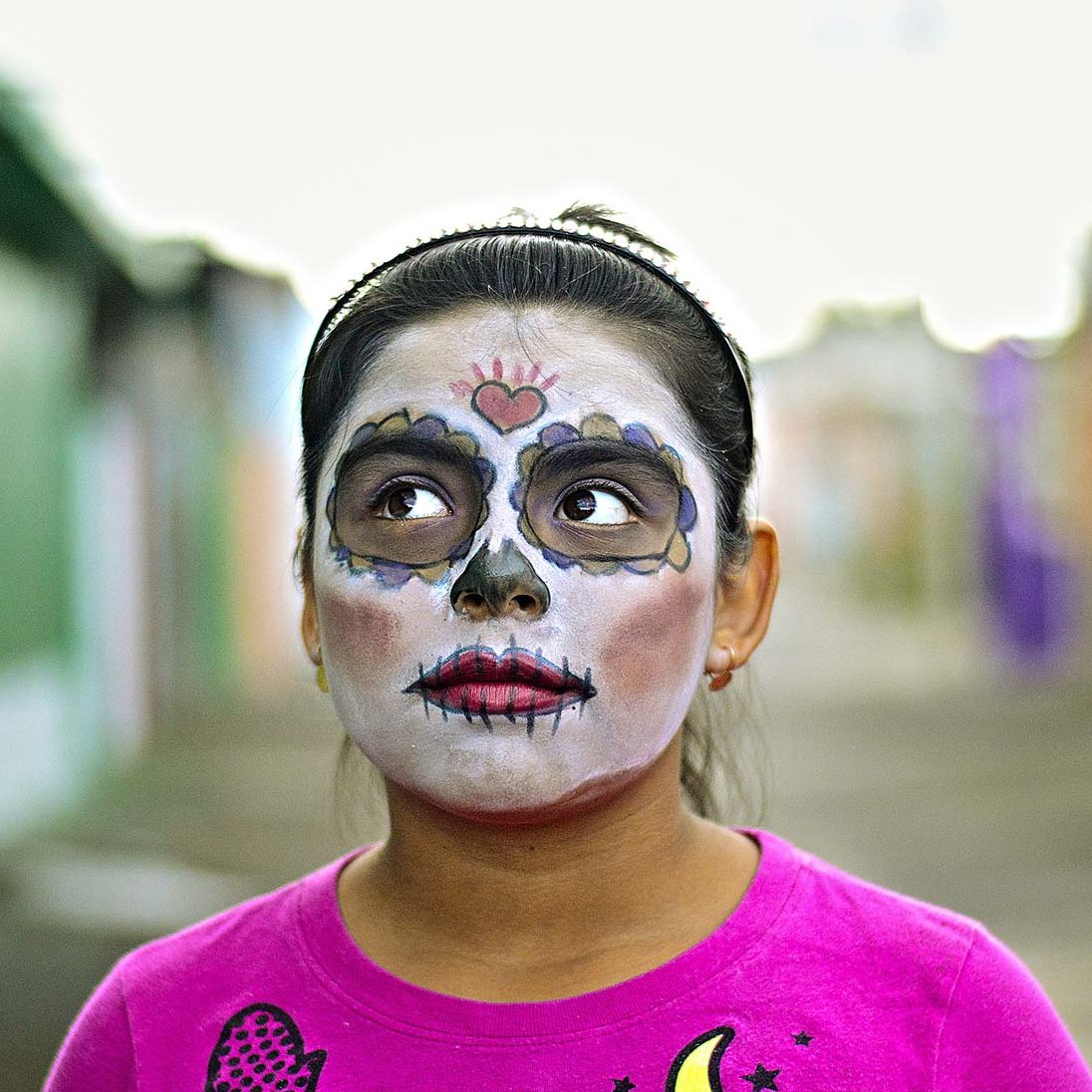 Woman with Painted Face